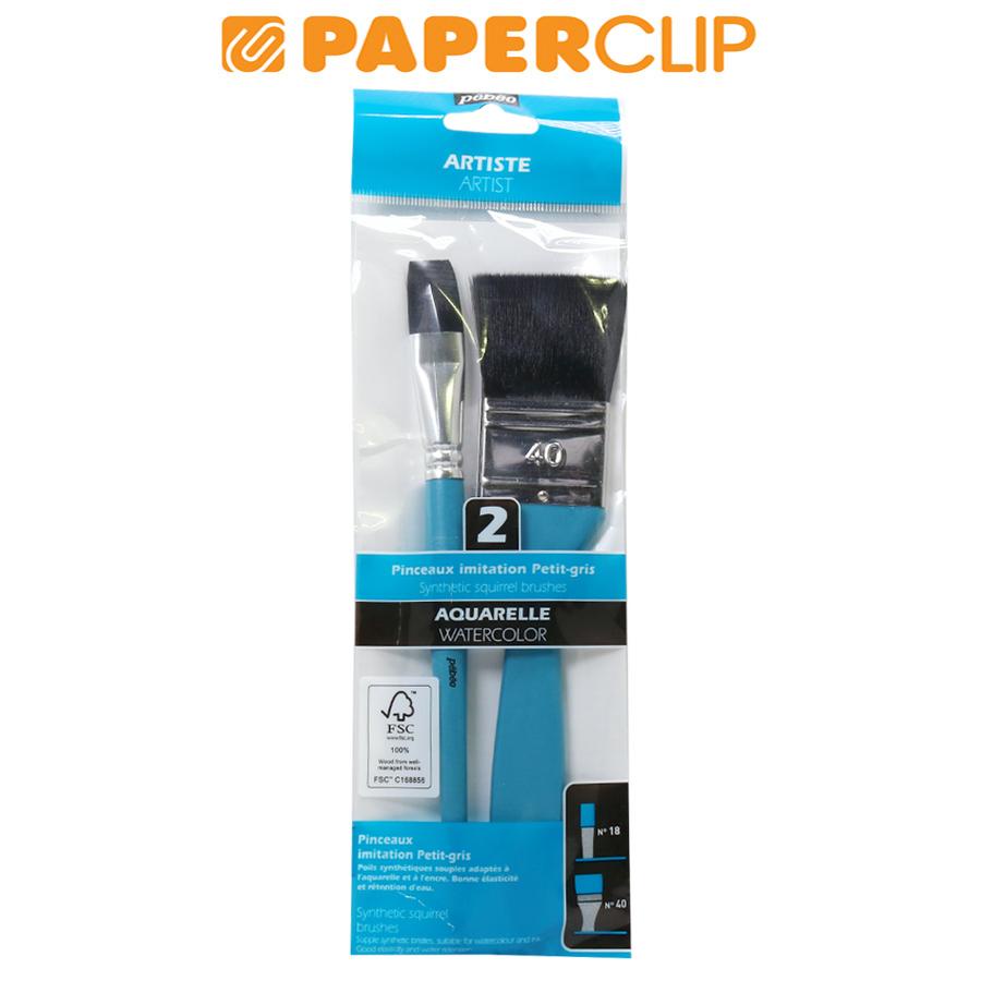 

KUAS LUKIS / WATERCOLOUR BRUSH PEBEO SPALTER & FLAT SET 2 952203