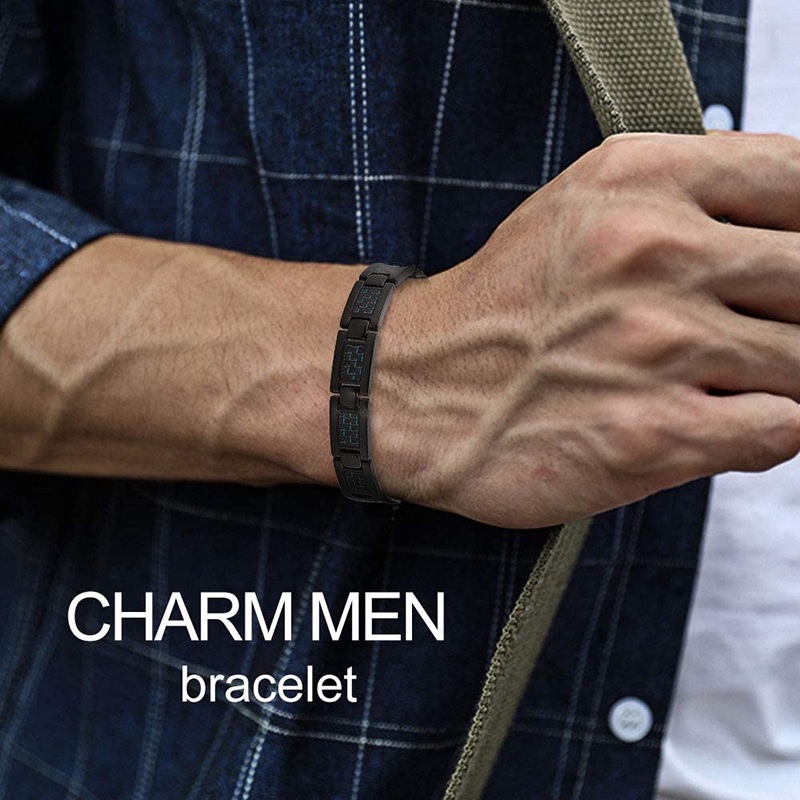 Baru Sederhana Unisex Logam Terapi Pelangsing Pereda Nyeri Energi Gelang Trendi Wanita Pria Magnetik Perawatan Kesehatan Gelang Perhiasan