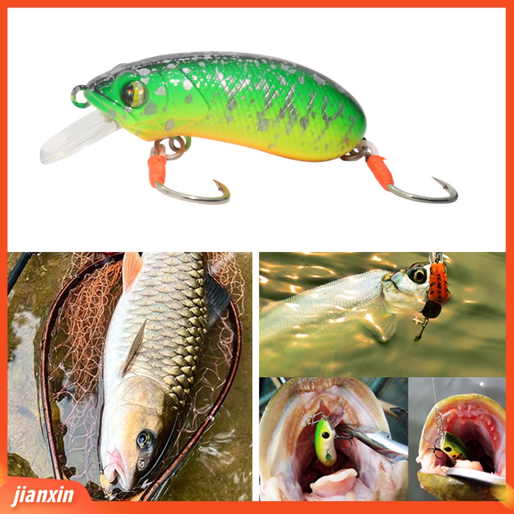 (In Stock) 6.5g /9.5g Umpan Pancing 3D Fisheye Reflektif Umpan Luar Ruangan Brook Ikan Kecil Umpan Keras Lure Alat Memancing Peralatan Berkemah