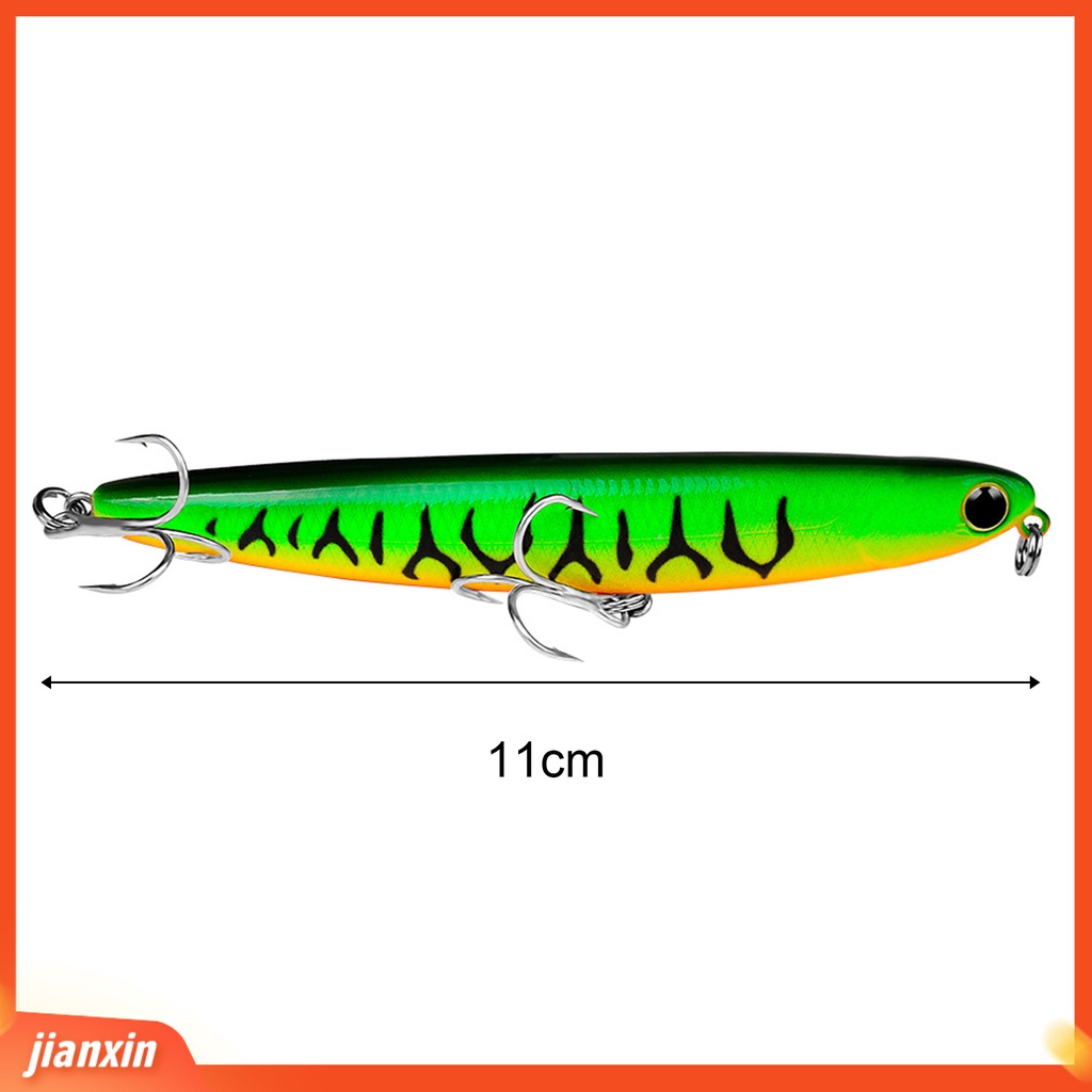 (In Stock) 5Pcs /Set 13g Kait Tajam Memancing Wastafel Pensil Permukaan Halus Mudah Membuang Spinner Umpan Jigging Cahaya Swing Wastafel Umpan Untuk Laut