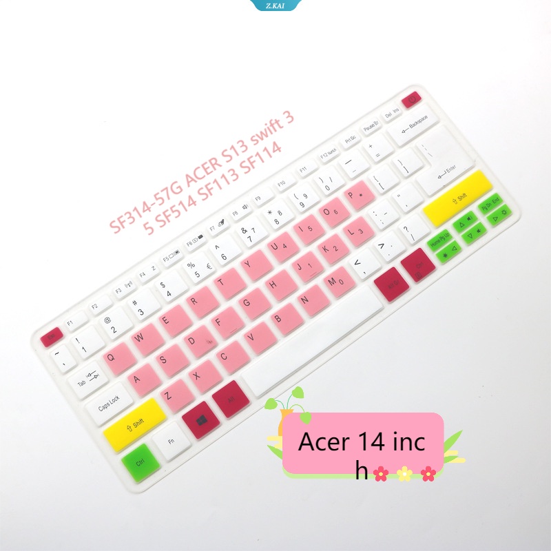 Film Keyboard ASUS 14inch Komputer Untuk Nomor Model SF314-57G ACER S13 Swift 3 5 SF514 SF113 SF114 Silikon Pelindung Anti Air Full Coverage Keyboard Film [ZK].