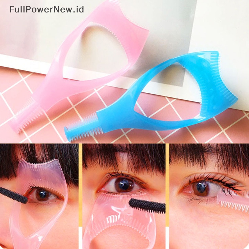 Power Eyelash Tools 3in1 Makeup Shield Guide Guard Curler Penjepit Bulu Mata Sisir Pengeriting ID