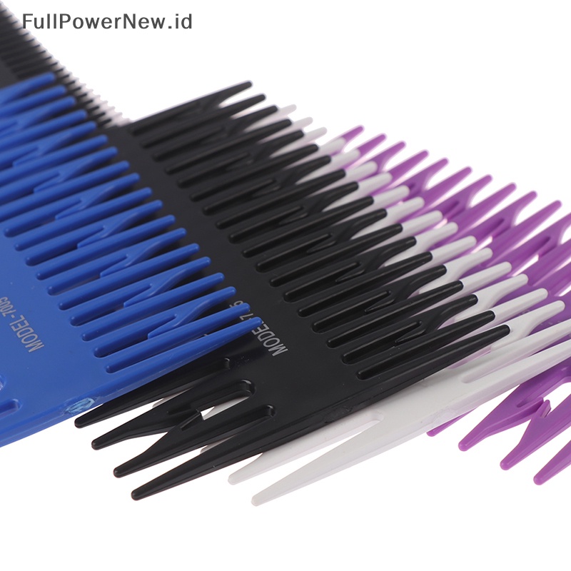 Power Fishbone Art Highlighg Comb Sisir Sikat Pewarna Rambut Gigi Runcing Tiga Sisi ID