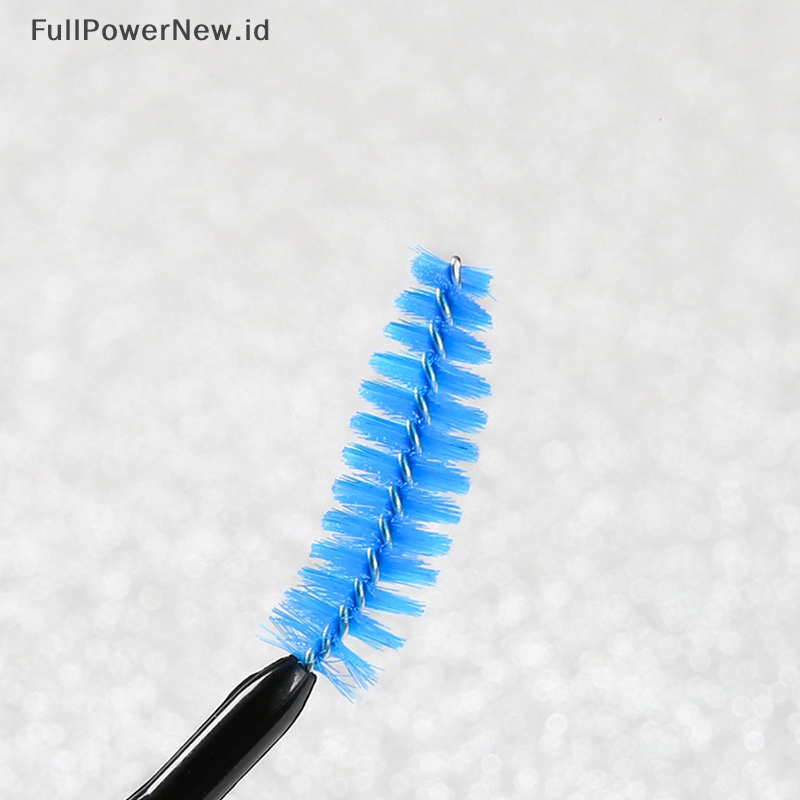 Power 2in1 Sisir Sikat Bulu Mata Sikat Bulu Mata Lipat Double-ended Dengan ID Bulat Aman