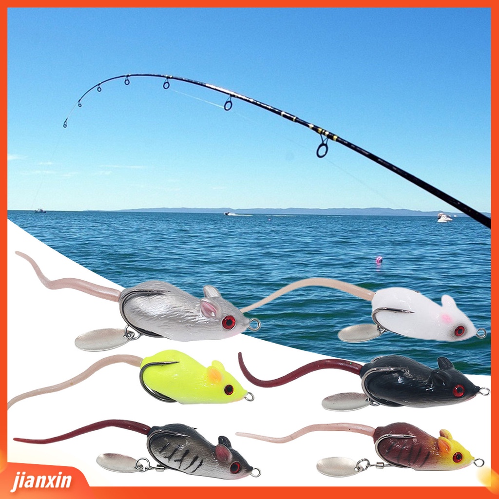 (In Stock) Lure Realistis Vivid Rubber Umpan Air Asin Untuk Snakehead