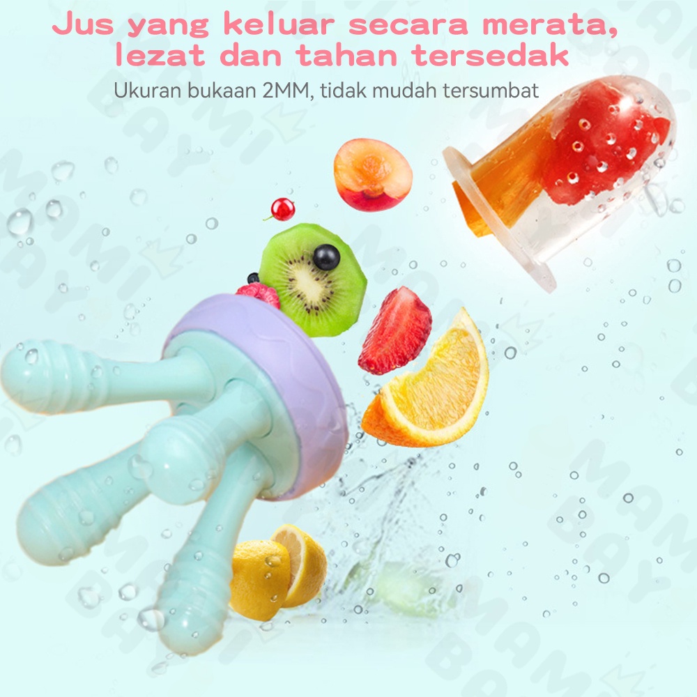 Mamibayi dot empeng buah bayi silikon kompeng bayi baby food/fruit feeder