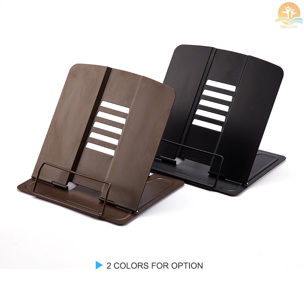 In Stock Portable Metal Book Stand Book Holder Adjustable 5sudut Bookstand Tempat Dokumen Rak Buku Baca Aksesoris Alat Untuk Musik Buku Dokumen Textbook Dapur Cookbook Re