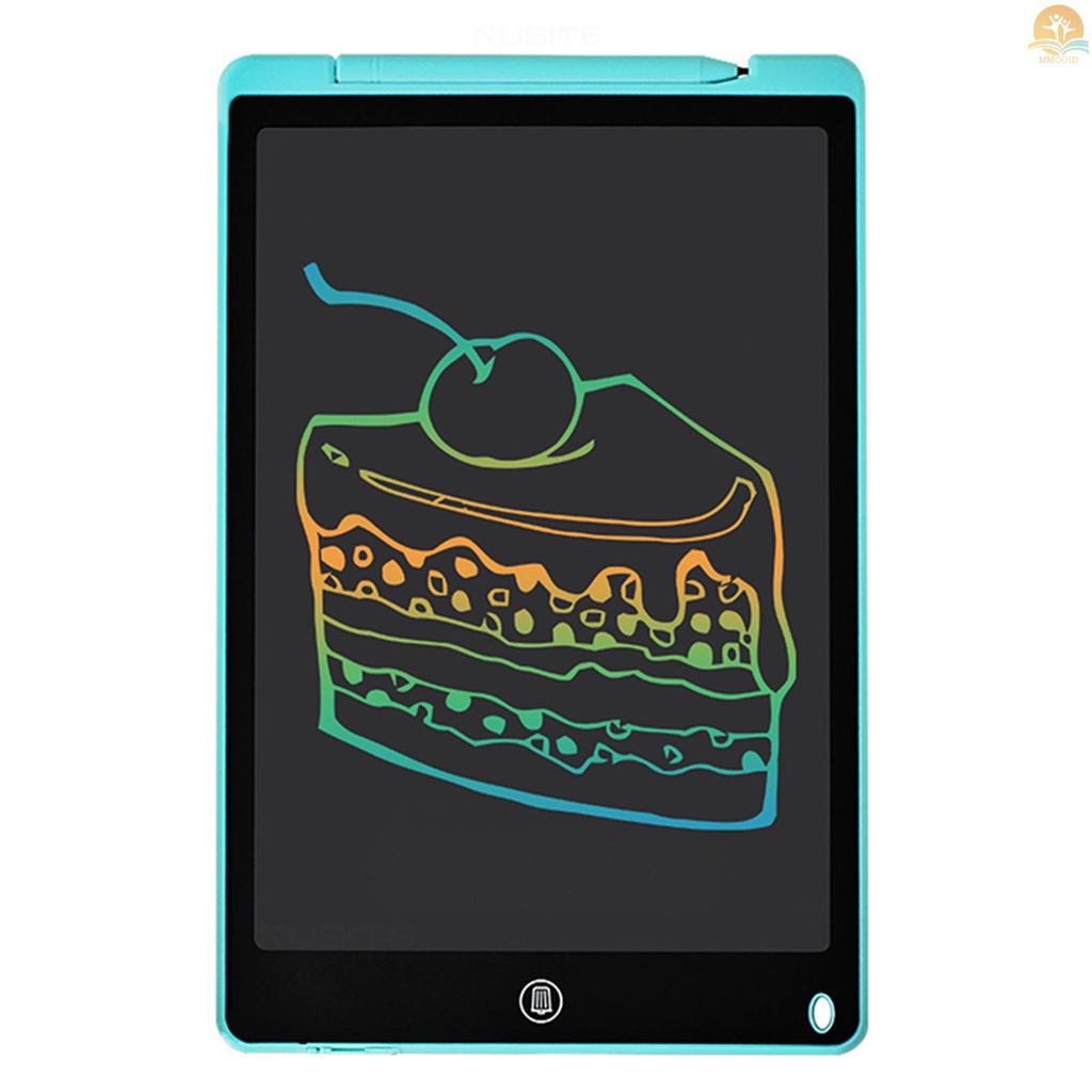 In Stock LCD Writing  12 Inch Color Screen with Stylus Drawing Writing Taking Notes Leaving Messages for Toddlers Boys Girls &amp; Adults Blue