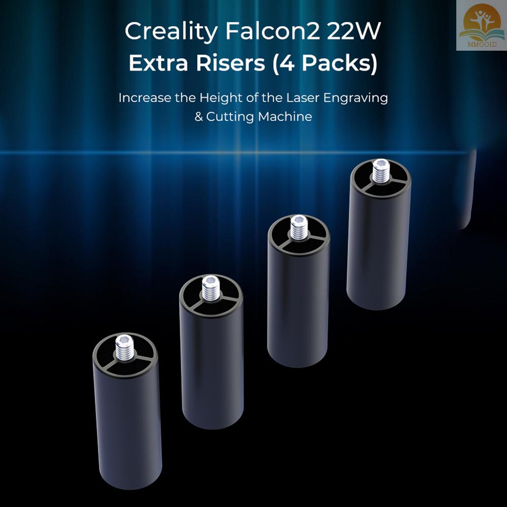 In Stock Creality 4pcs Falcon 2peningkat Tambahan Alumunium Heighten Untuk Mesin Laser Cutter Dan Engraver 56mm Tinggi/Each