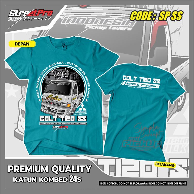 baju kaos mobil colt t120 ss katun  kaos pick up colt t120 ss combed 24s pria wanita dewasa street  