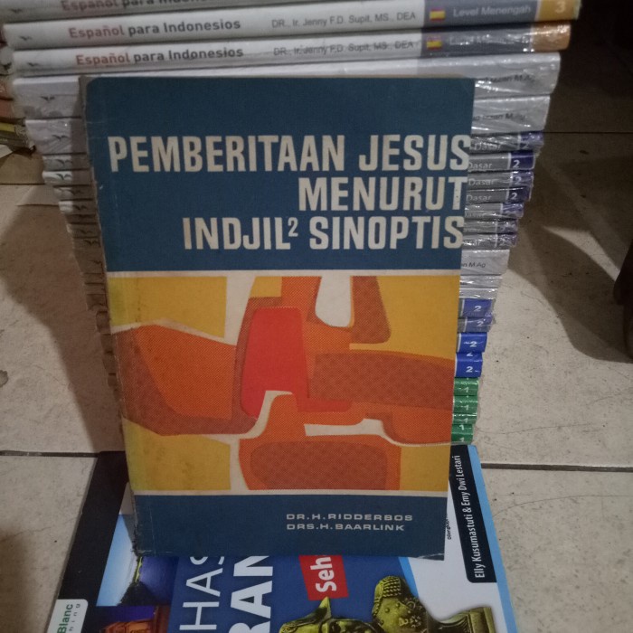 ORI BUKU PEMBERITAAN JESUS MENURUT INDJIL SINOPTIS