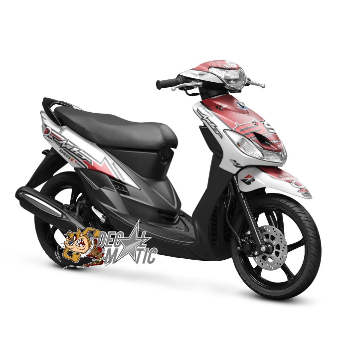 Stiker Full body Decal Motor Yamaha Mio Sporty / Smile 99 Putih