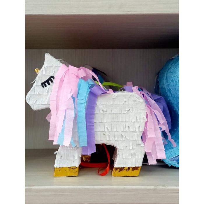 

pinata mini unicorn kuda - pinata+packing