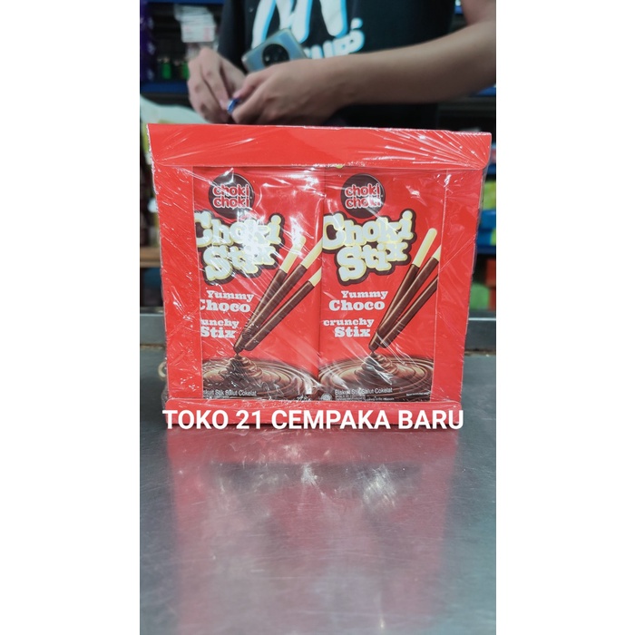 

Choki Stik Rasa Coklat 1 BOX isi 12 pcs | Choki Stick Cokelat Murah