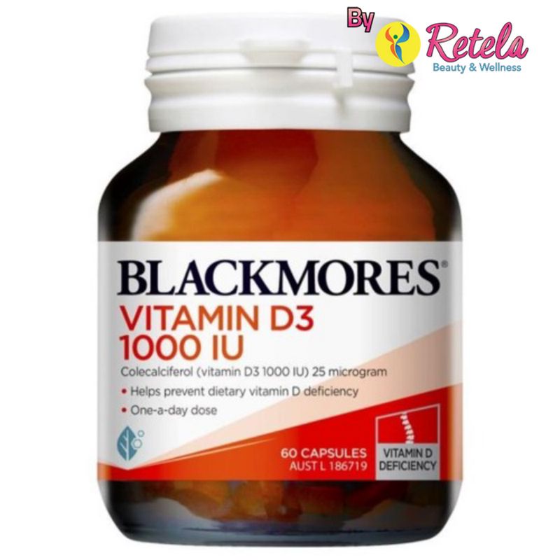 Blackmores Vit D3 1000iu 60 Capsul