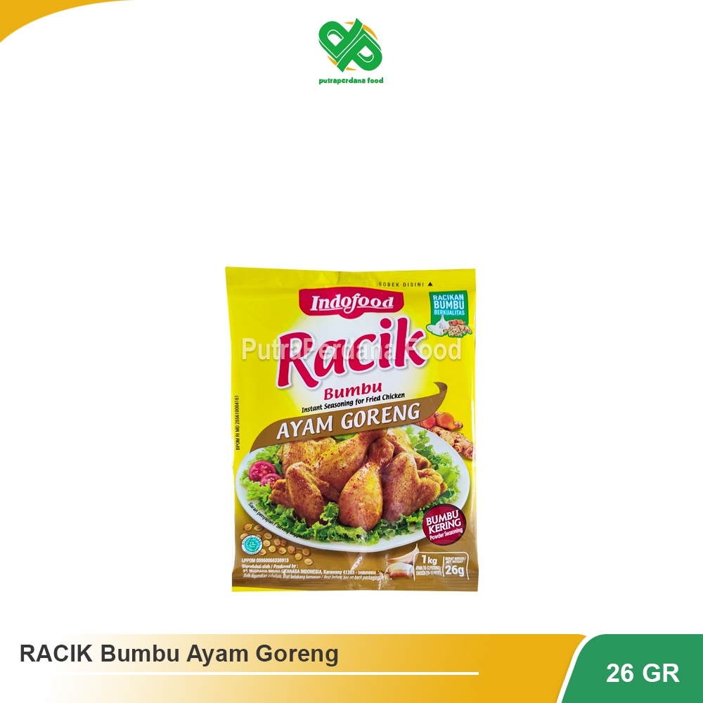 

BUMBU RACIK INDOFOOD Ayam Goreng 26gr