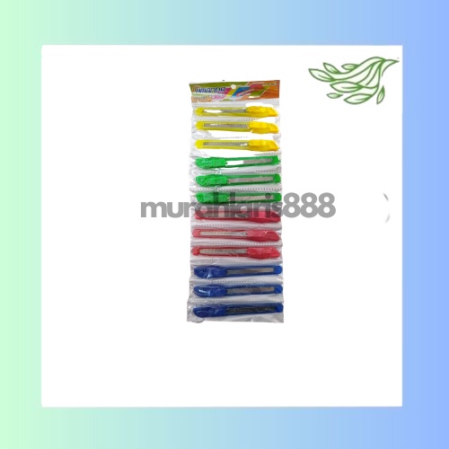 

Pisau Cutter KECIL Murah Transparant / Kater Plastik Alat Potong Tajam [PER PCS] BEST SELLER