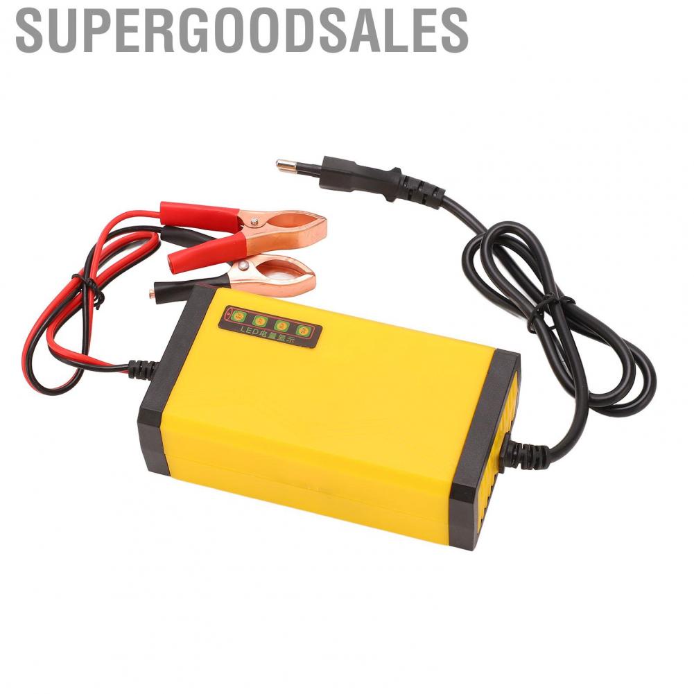 Supergoodsales DC 12V Smart   With LCD Display Multifunctional Automobile Maintainer EU Plug