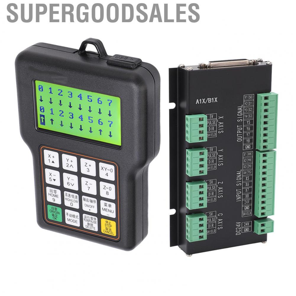 Supergoodsales CNC Control System  2 Modes Motion Controller Board Offline Operation 8 Core Processing CPU for Machine