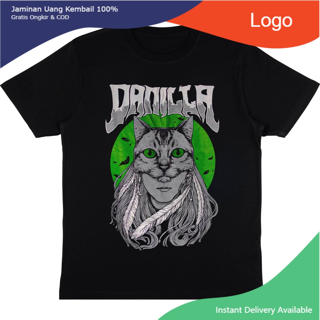 KAOS DANILLA - TIM INI DAN ITUNYA | T-SHIRT DANILLA INDIE MUSIK | KAOS BAJU HITAM DANILLA