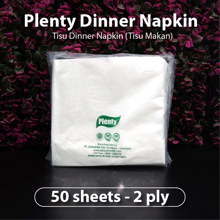 Tissue Plenty Dinner Napkin - 50 sheets - 2 ply