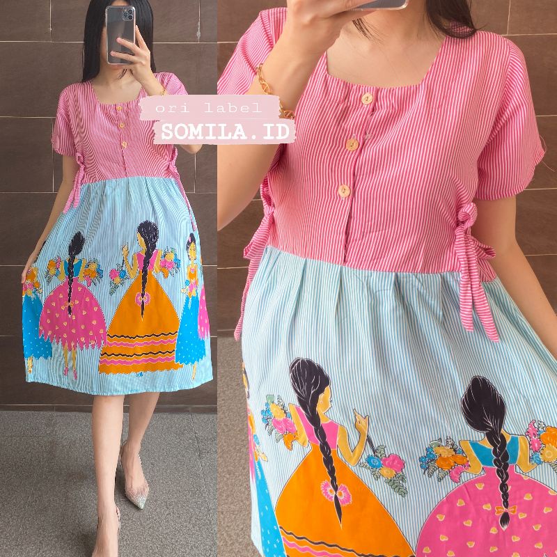 ORI SOLO GROSIR DASTER LD 115  BUSUI CHIBI PT SERUT BATIK BU TEJO SALUR