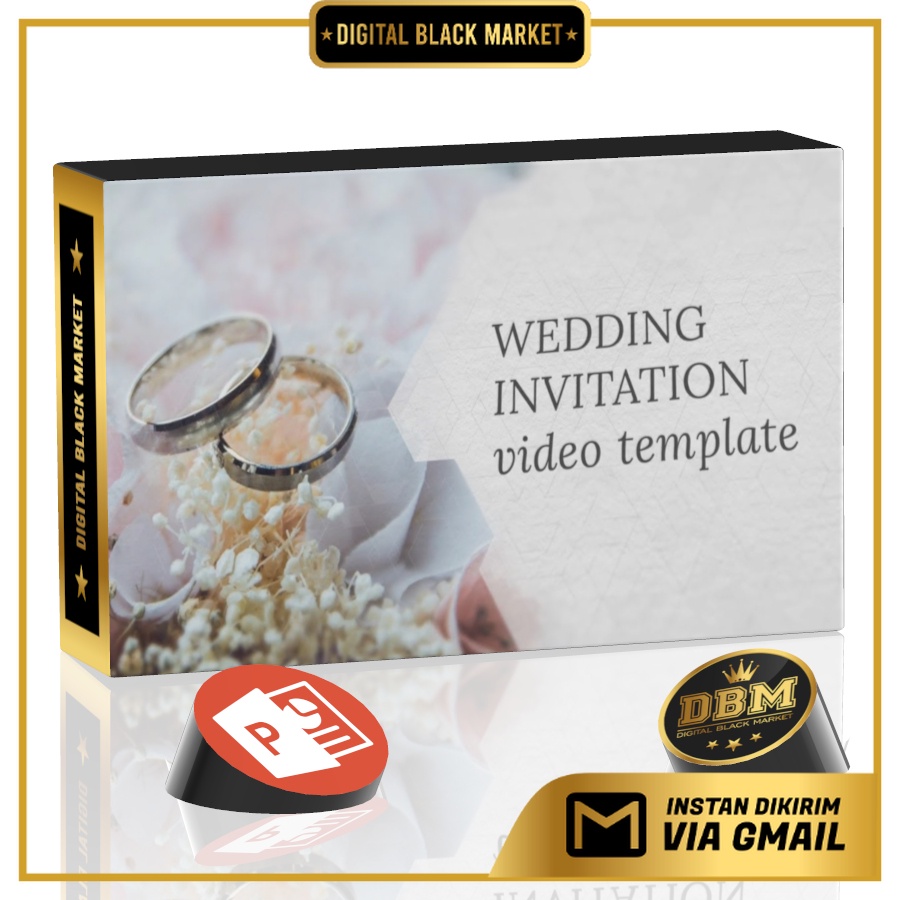 ID289001 - Invideo Wedding Invitation - Ppt Template