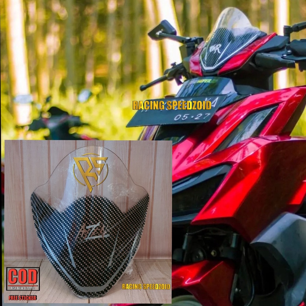 VISOR CARBON VARIO NEW 160 ABS WINDSHIELD VARIO NEW 160 ABS