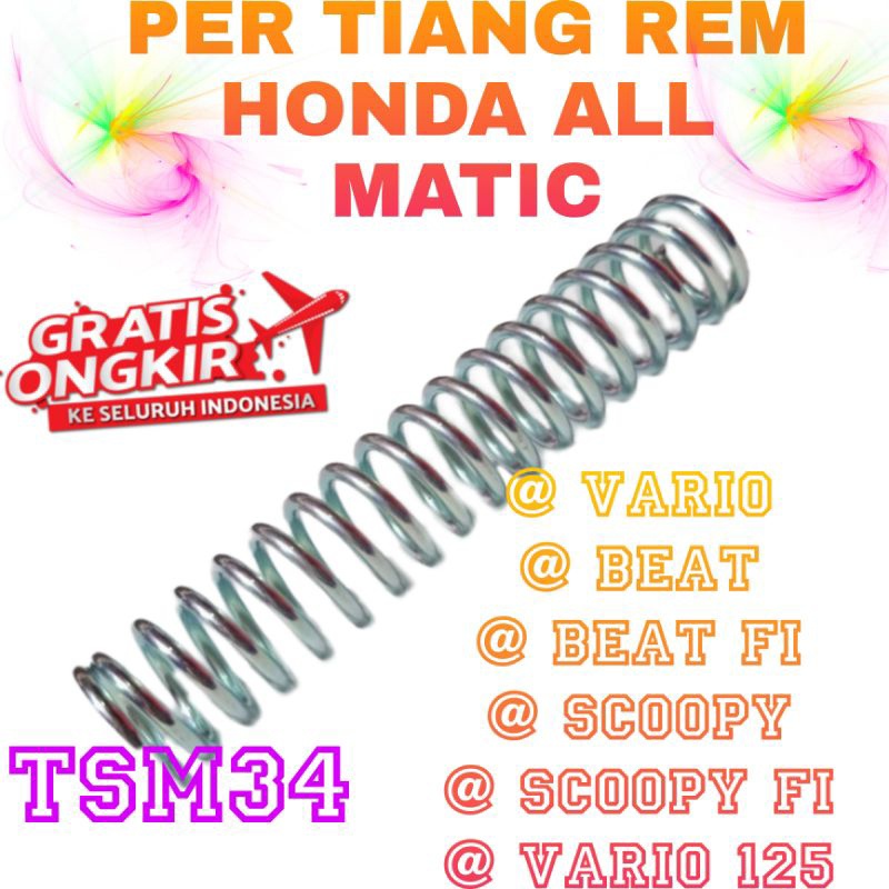 per rem belakang beat fi / per tiang rem belakang beat fi / Scoopy / Vario / Vario 125 / Vario 150 /