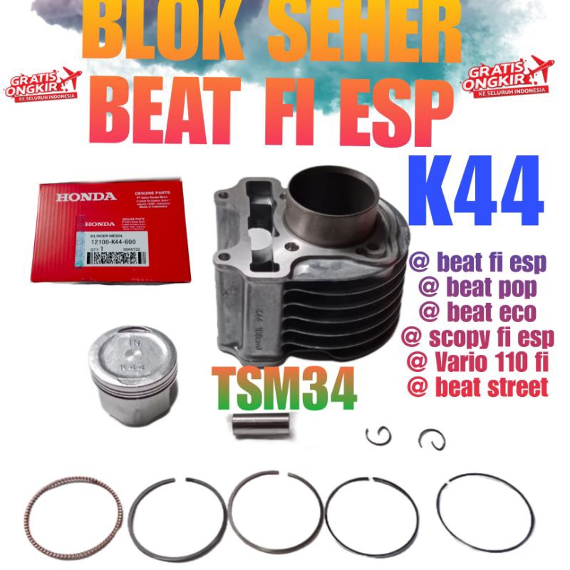 Blok seher komplit seher beat fi esp / beat street / beat fi 2015 ,16,17,18,19 / scopy fi esp / Vari