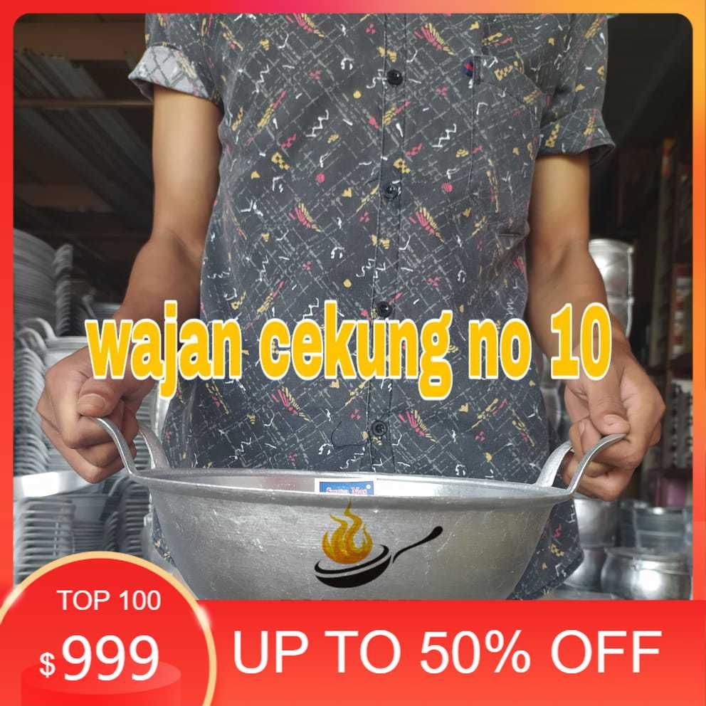 wajan cekung no 10 anti lengket wajan terlaris wajan kecil