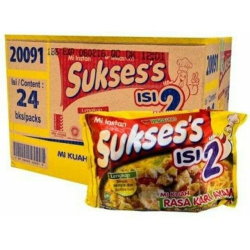 

Mie Sukses Rebus Rasa Kari Ayam - 1 dus isi 24 pcs