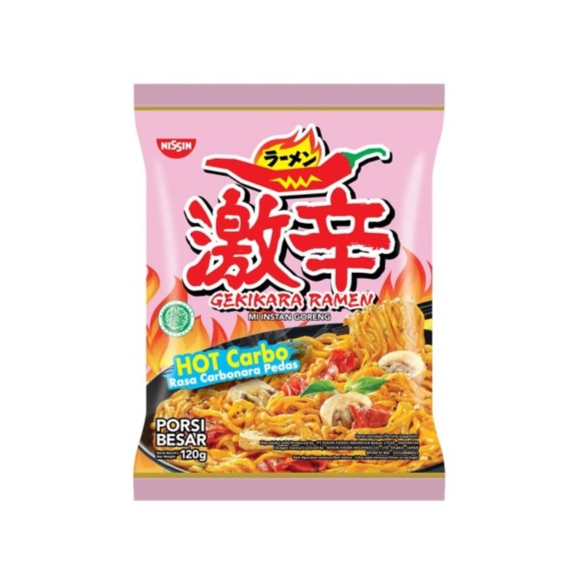 

Nissin Gekikara Carbonara Pedas Hot Carbo Net 120gr