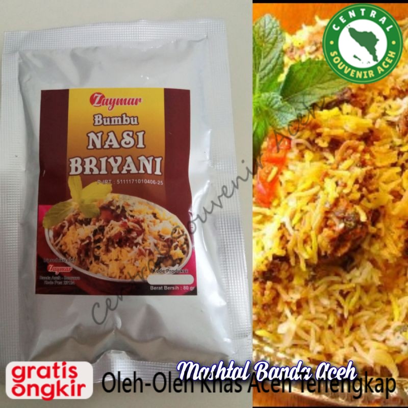 

ZAYMAR Bumbu Basah Nasi Briyani 80 g | Takaran untuk 6 Porsi