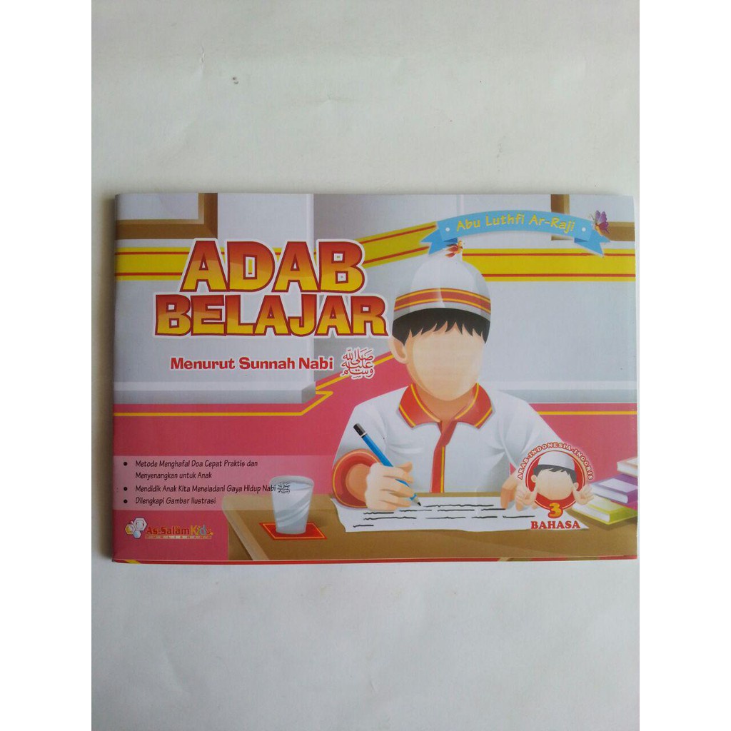 Buku Anak Adab Belajar Menurut Sunnah Nabi