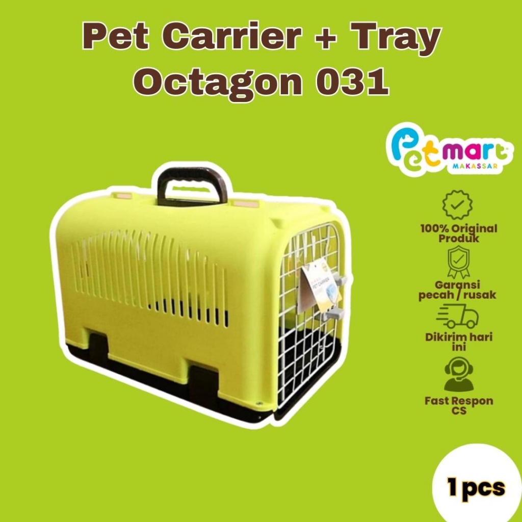 Pet Cargo Tas Kucing Anjing Octagon 031 Pet Carrier