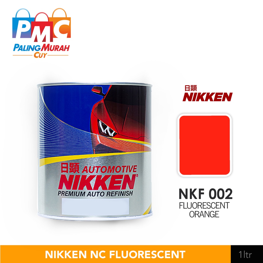 NIKKEN PU FLUORESCENT Colour ORANGE 002 / Cat Duco Mobil Motor PU
