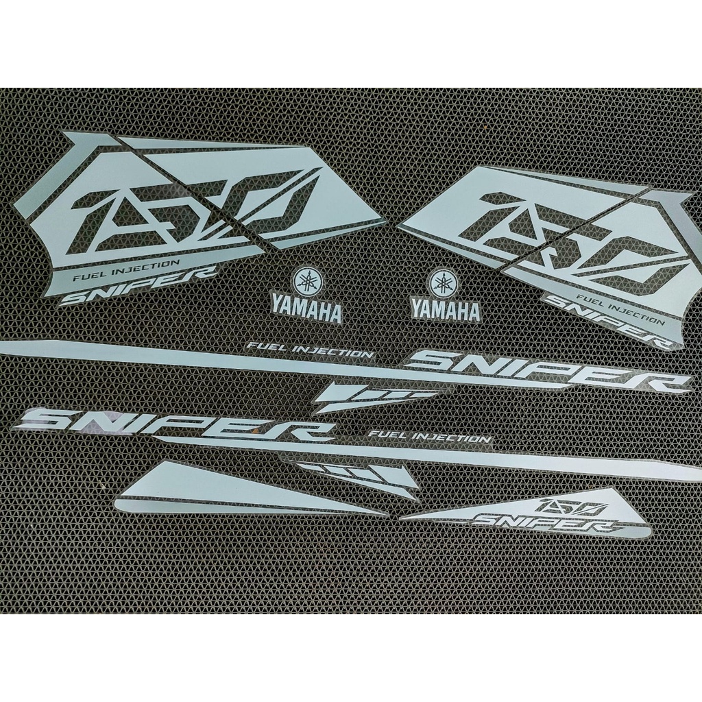 STIKER STRIPING TRANSPARAN JUPITER MX KING 150 SNIPER