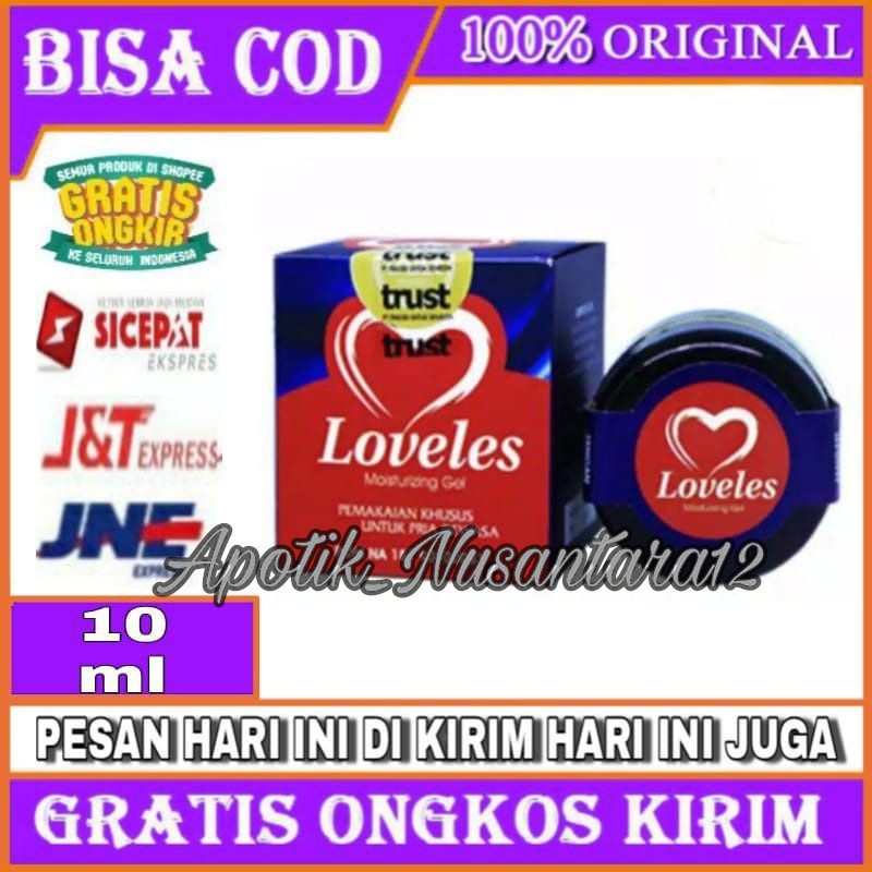 100% ORIGINAL LOVELES Moisturizing Gel original BPOM Anti Septik Loveles Asli Original