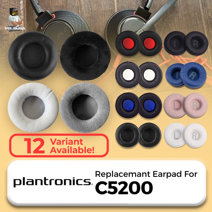 Earpad Earcup Pad Cushion Plantronics Blackwire C5200 C 5200 C-5200 Bantalan Busa Foam