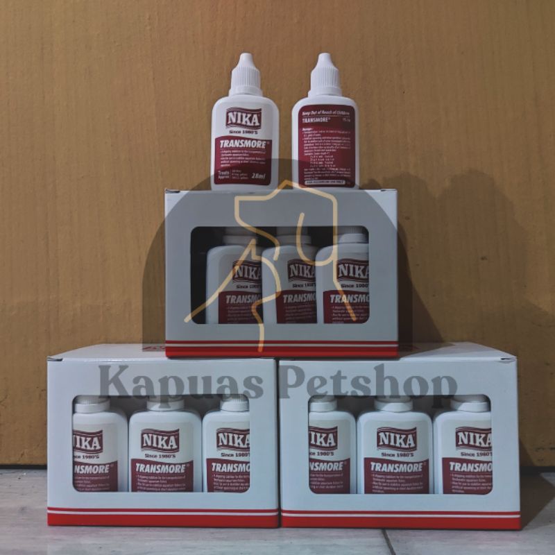 Obat Bius / Penenang / Operasi Ikan NIKA Transmore Stabilizer 28mL