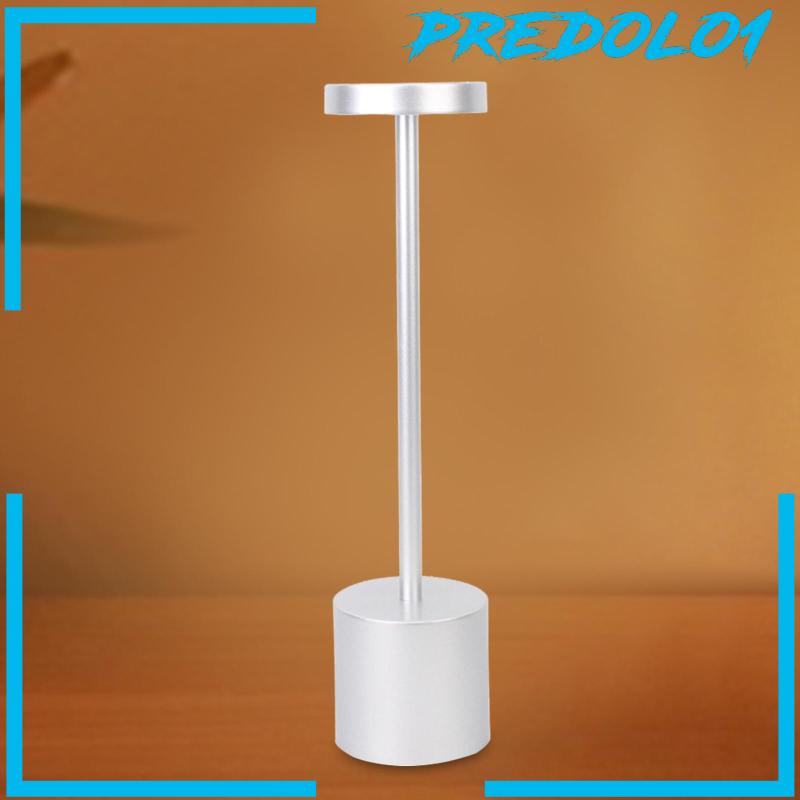 [Predolo1] Lampu Meja Bahan Metal Dengan Sentuh USB Rechargeable Untuk Restoran Aureate