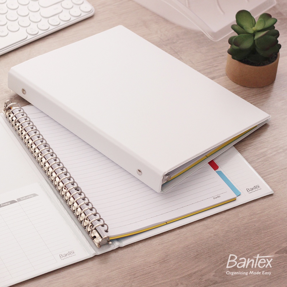 

Bantex Binder Polos B5 26 Ring White Multiring Binder
