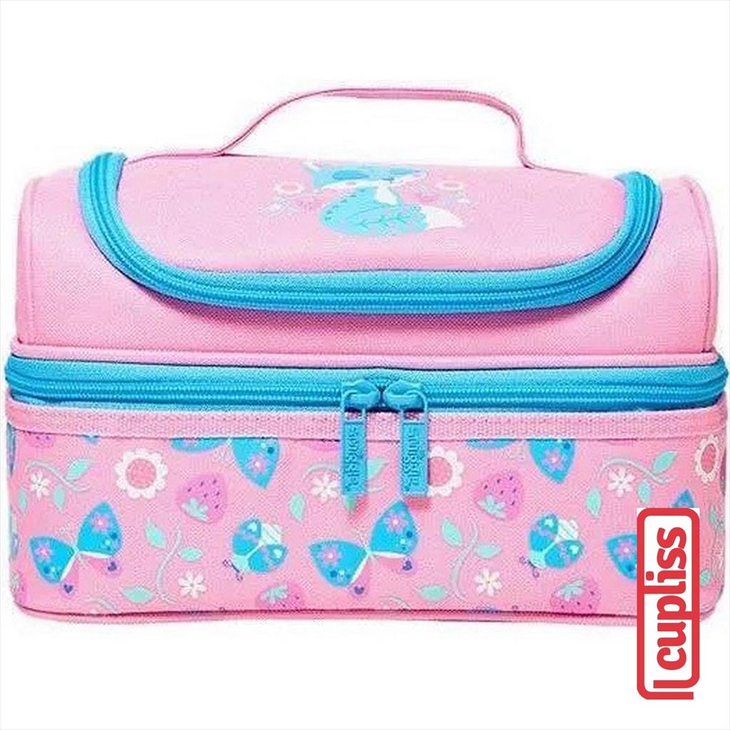 SMIGGLE LunchBox 444298 Double Decker Peppy Pink Lunch Box