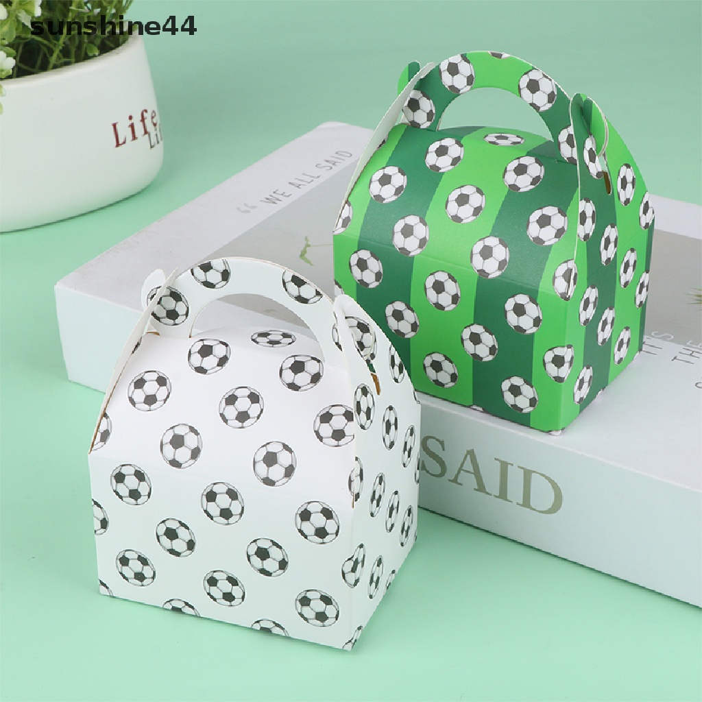 Sunshine 25 Pcs Mini Football Candy Box Portable Kartun Anak Ulang Tahun Nikmat Hadiah Box ID