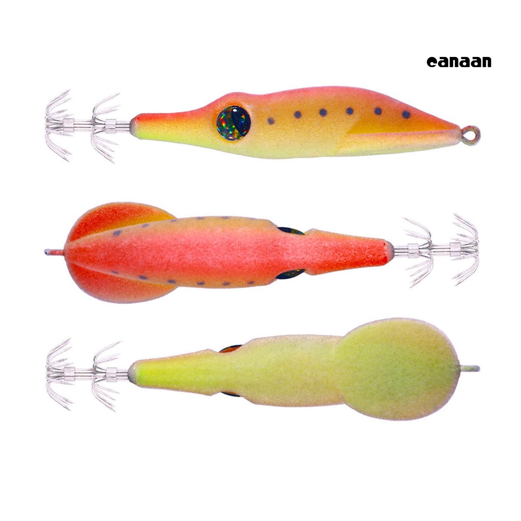 Cnn-9.5cm/6g Umpan Pancing 3D Mata Simulasi Buatan Sotong Kayu Udang Jig Untuk Memancing Outdoor