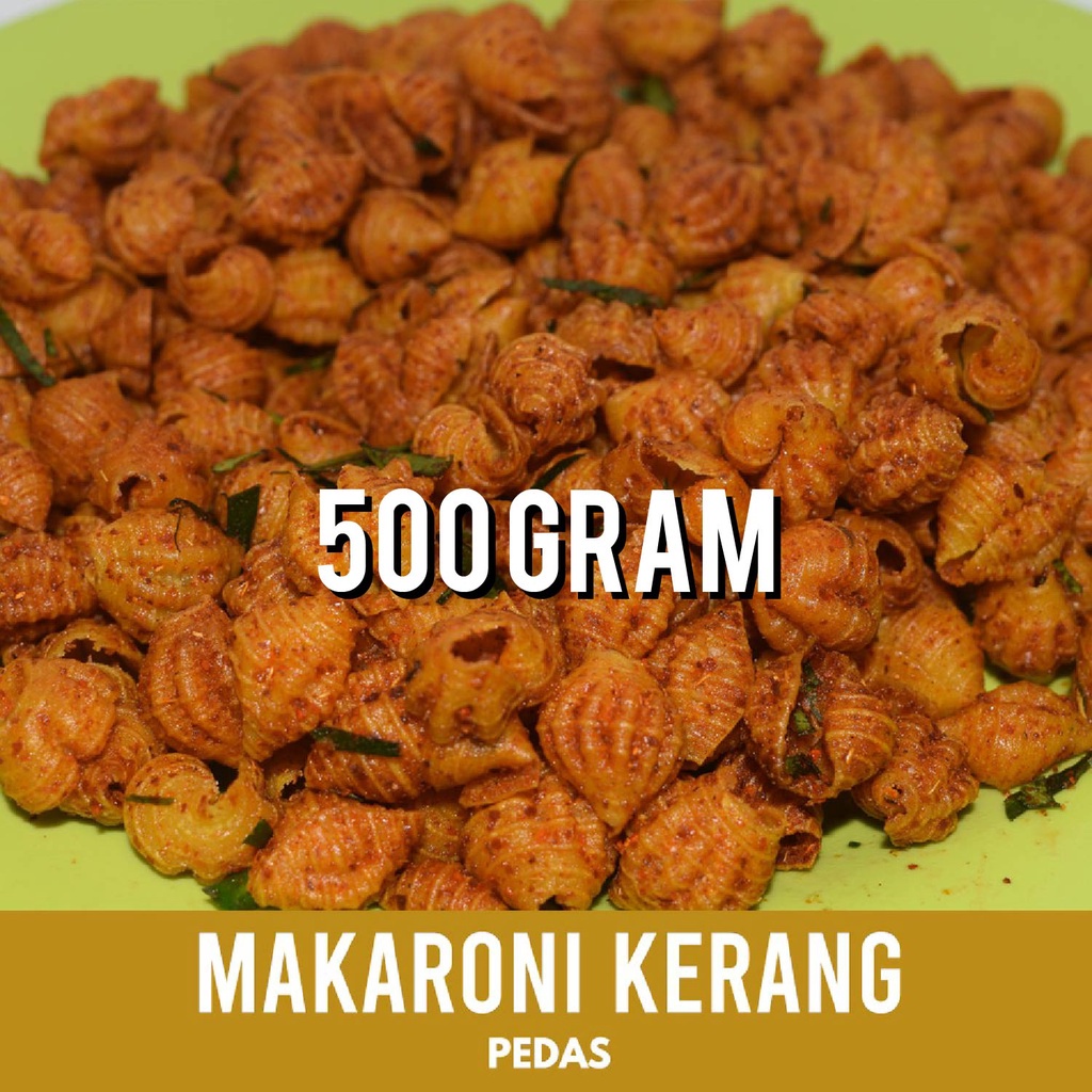 

MAKANAN RINGAN MAKARONI KERANG PEDAS 500 GRAM SNACK KILOAN JAJANAN CEMILAN CAMILAN JADUL
