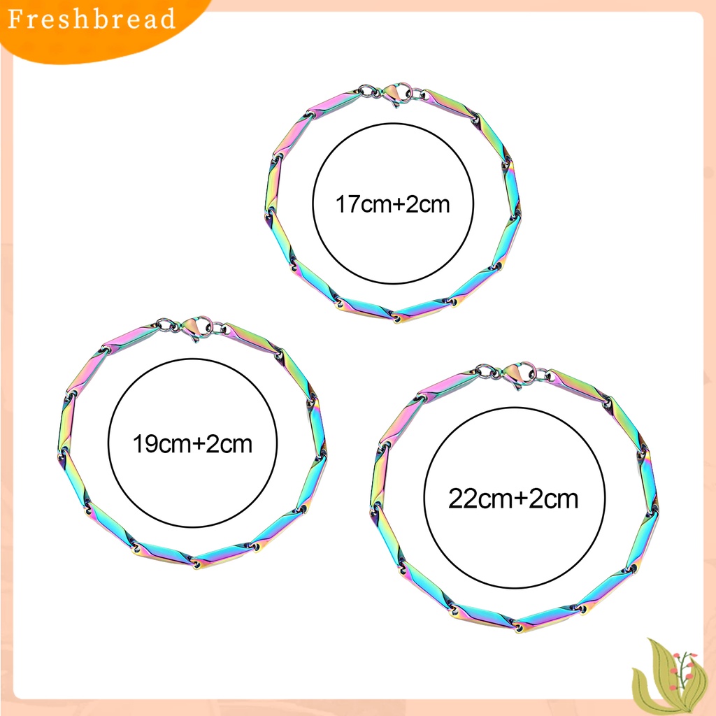 &lt; Freshbread &gt; Proses Quenching Gelang Sederhana Tidak Alergi Rantai Daun Fashion Gelang Tangan Dekorasi