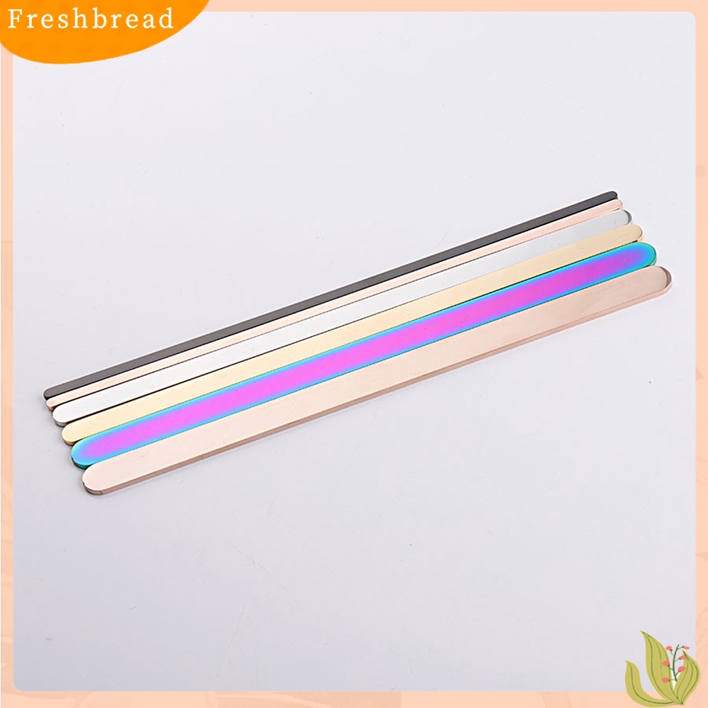 &lt; Freshbread &gt; Cuff Bangle Daya Tahan Tinggi Karat-Bukti Stainless Steel Stamping Ukiran DIY Kosong Manset Gelang Dekorasi Hadiah Ulang Tahun