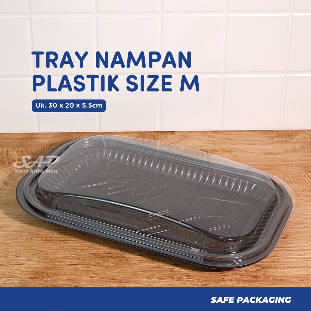 Tray Nampan / Tray Nampan Plastik M / Nampan Mika Besar isi 5 pcs / Tray Nampan Hantaran